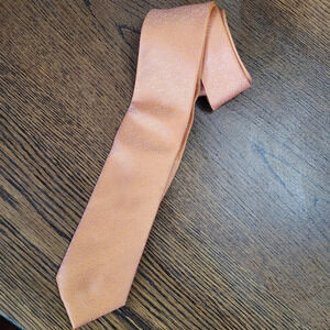 Sparks John Sparks Orange Multicolored Dots Tie NEW